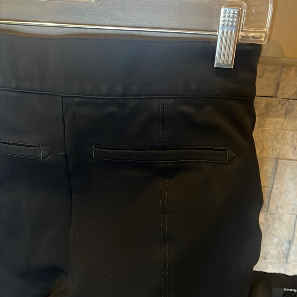 SPANX Black Ankle Cropped Pants with Elastic Waistband size Small Petite - Picture 9 of 14